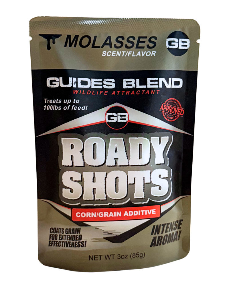 Load image into Gallery viewer, Guides Blend Wildlife Attractant Roady Shots 3 oz
