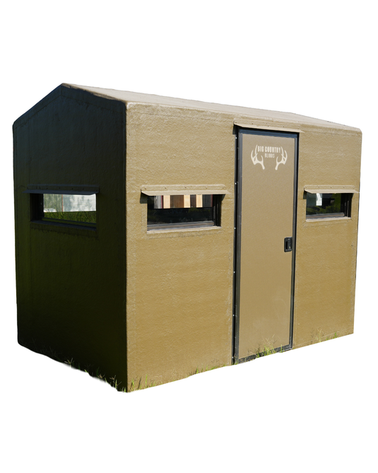 Big Country Fiberglass 5x8 Gun Side Entry Blind