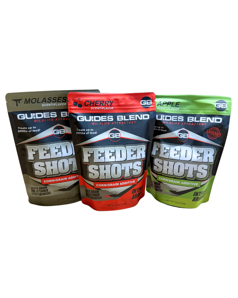 Load image into Gallery viewer, Guides Blend Wildlife Attractant Feeder Shots 12oz
