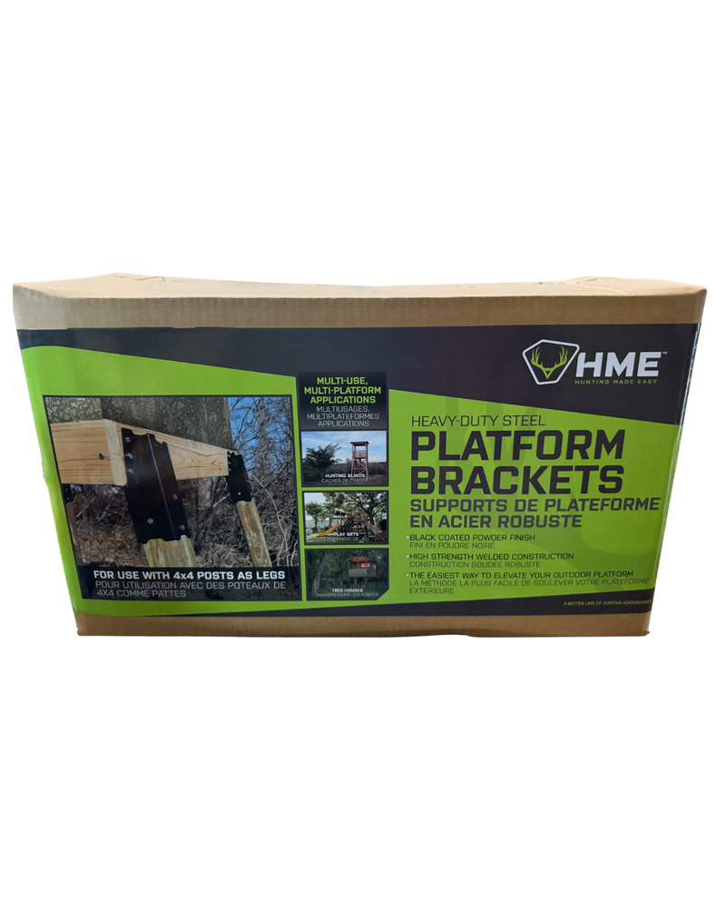 Load image into Gallery viewer, HME Heavy-Duty Multi-Use Platform Brackets, 4-Pack
