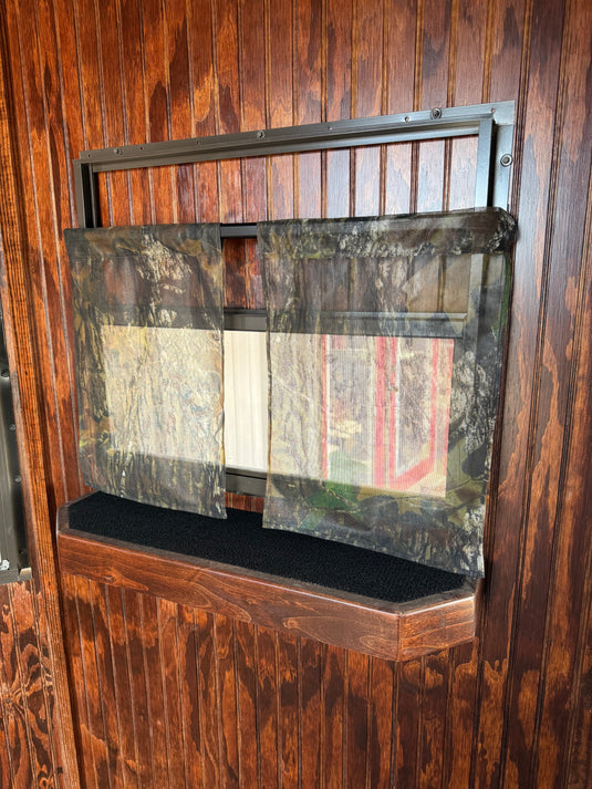 Window Curtains for Hunting Blinds