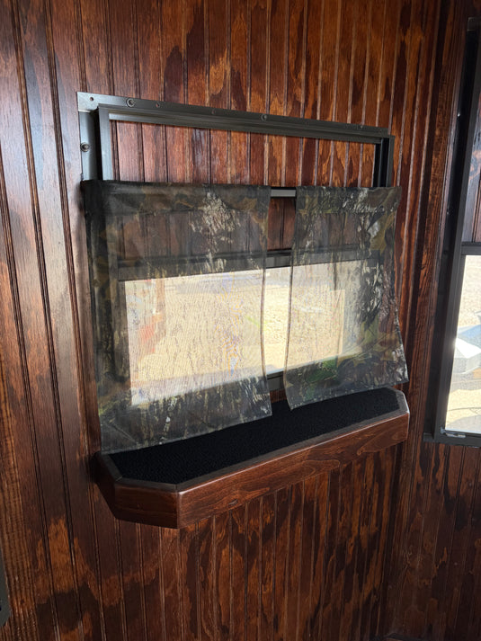 Window Curtains for Hunting Blinds